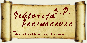 Viktorija Pečinoćević vizit kartica